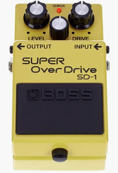 Boss SD-1 Overdrive, detalj 3