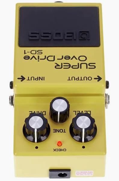 Boss SD-1 Overdrive, detalj 5