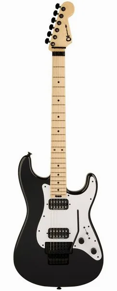 Charvel PM SC1 SRS HH FR MN Black forfra