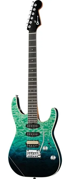 Charvel Pro Mod Plus DK24 HSS BLCU forfra