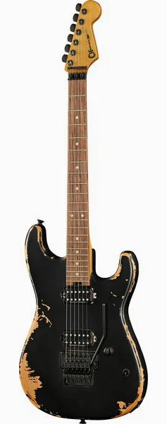Charvel Pro Mod REL SRS SD1 HH WBK forfra