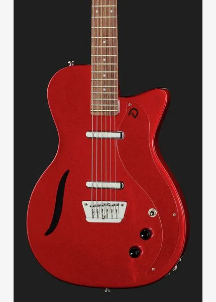 Danelectro 56 Vintage Baritone Red Metal, detalj 4