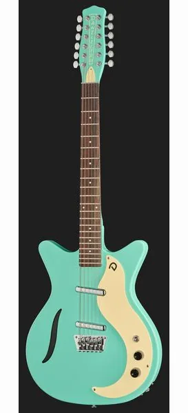 Danelectro 59 Vintage 12 String Dark Aqua, detalj 2