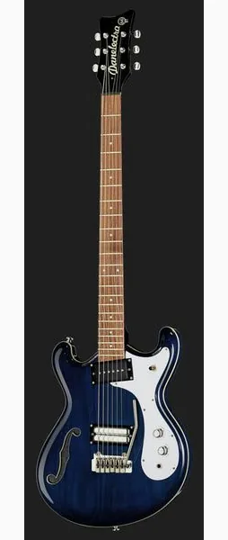 Danelectro 66BT Blue Burst, detalj 2
