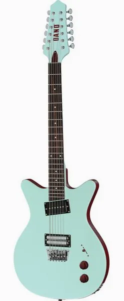 Danelectro Dan O. Cool 12 String Aqua forfra
