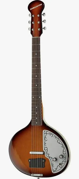 Danelectro DBS68 Reissue Baby Sitar VS forfra
