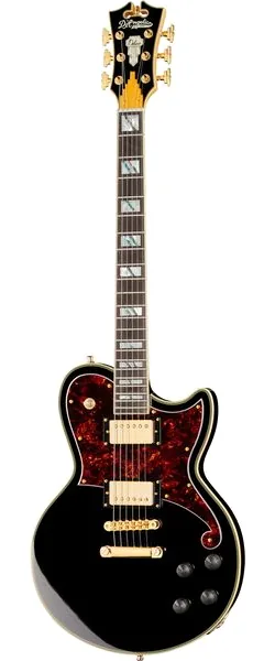 DAngelico Deluxe Atlantic Solid Black forfra