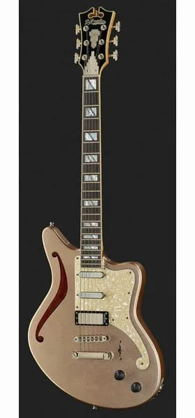 DAngelico Deluxe Bedford SH Desert Gold, detalj 2