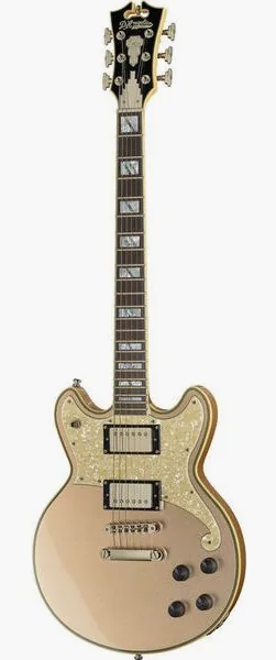 DAngelico Deluxe Brighton Desert Gold forfra