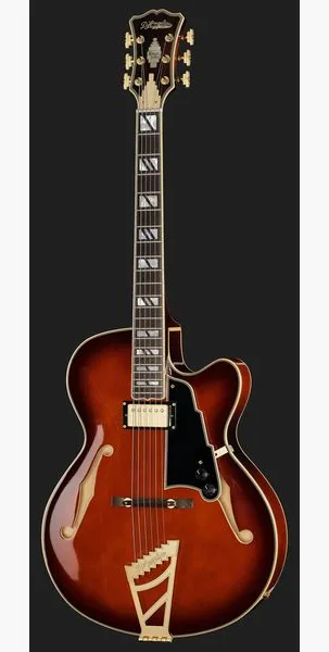 DAngelico Excel 16 Amaretto Burst, detalj 2