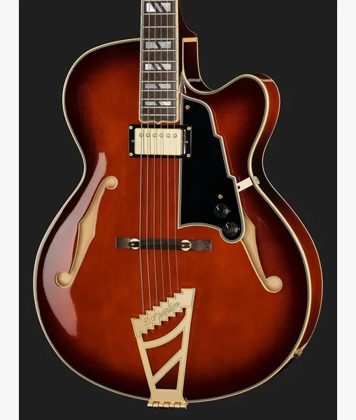 DAngelico Excel 16 Amaretto Burst, detalj 4