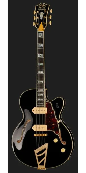 DAngelico Excel 59 Solid Black, detalj 2