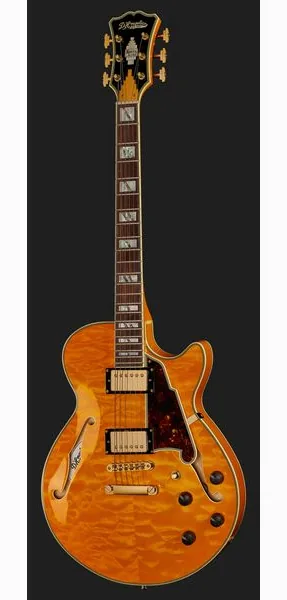 DAngelico Excel SS XT Vintage Nat Quilt, detalj 2