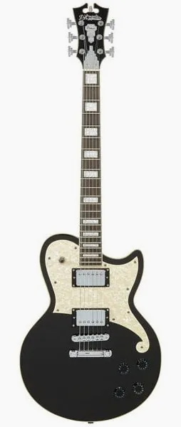 DAngelico Premier Atlantic Black Flake forfra