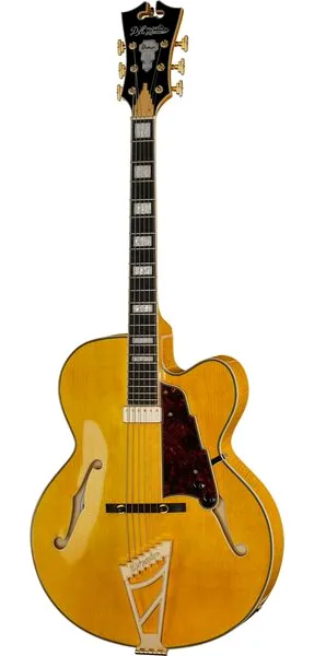 DAngelico Premier EXL1 Honey Blonde forfra