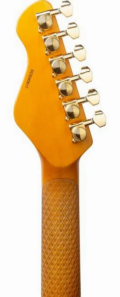 Dean Zelinsky Private Label Dellatera ATW Walnut Burst, detalj 3