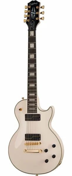 Epiphone Matt Heafy LP Cust. 7 Bone Wh. forfra
