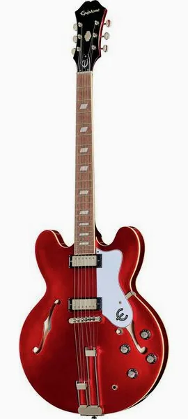 Epiphone Riviera Sparkling Burgundy forfra