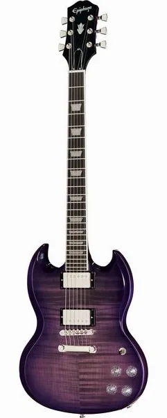 Epiphone SG Modern Figured Purple Burst forfra