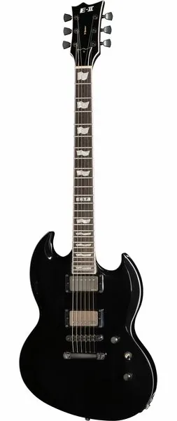 ESP E-II Viper Black forfra