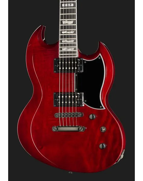 ESP E-II Viper See Thru BK Cherry, detalj 4
