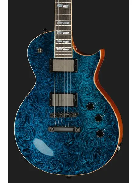 ESP Eclipse BH Teal Marble FL, detalj 4