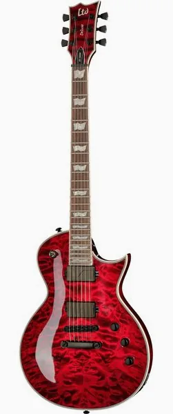 ESP LTD EC-1000 QM Black Cherry FL forfra