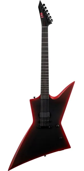 ESP LTD EXL Black Metal II forfra