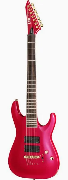 ESP LTD SC-607B Magenta Metallic forfra