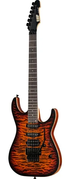 ESP M-III FR QM FSH BH Tiger Eye forfra