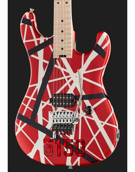 Evh Striped 5150 Red, detalj 4