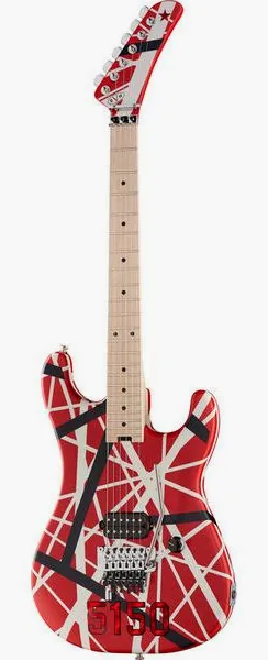 Evh Striped 5150 Red forfra