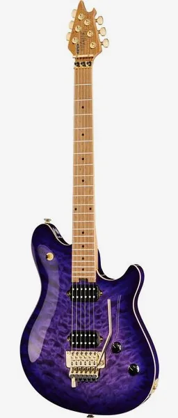 Evh Wolfgang Special QM Purple B forfra