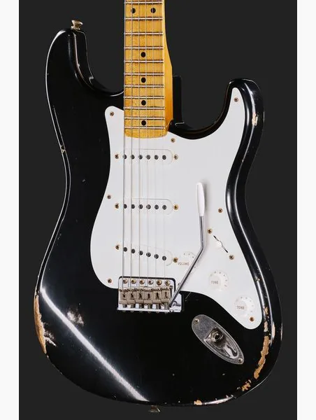 Fender 1958 CR Strat Relic Aged Black, detalj 4