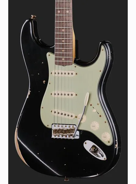 Fender 1960 Strat MP Relic Black, detalj 4