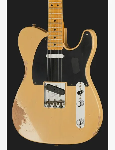 Fender 51 Nocaster Relic NBL MN, detalj 4