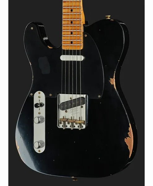 Fender 52 Tele Black Relic LH, detalj 4