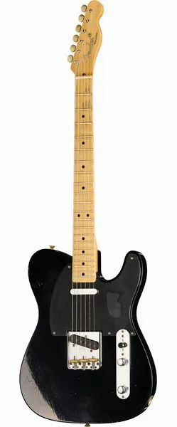 Fender 52 Tele BLK Journeyman Relic forfra