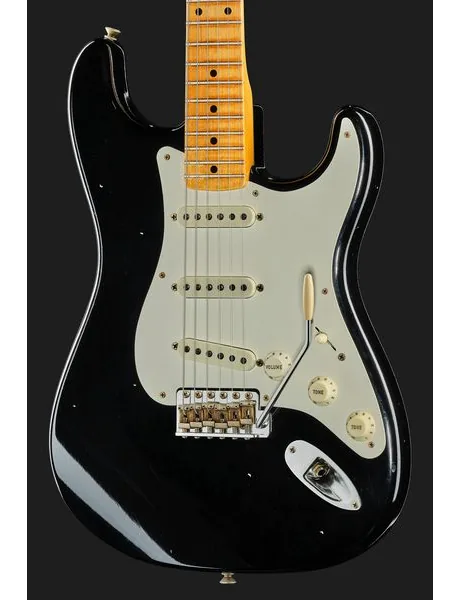 Fender 56 Strat Relic Aged Black LTD, detalj 4