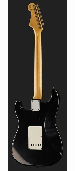 Fender 57 Strat BLK Journeyman Relic, detalj 3