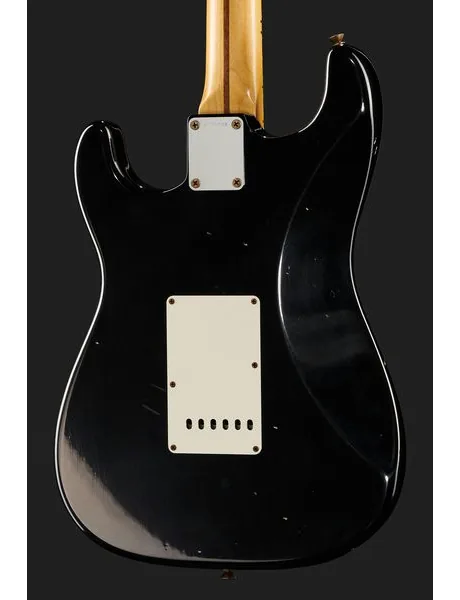 Fender 57 Strat BLK Journeyman Relic, detalj 5