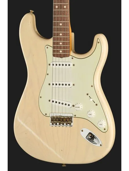 Fender 59 Strat RW Vintage Blonde JRN, detalj 4