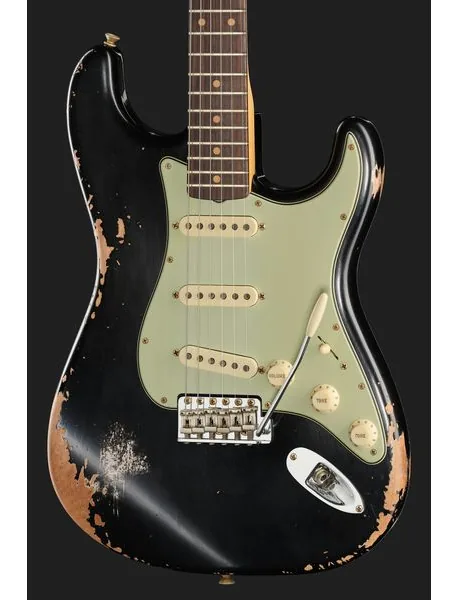 Fender 60 Strat ABLK Heavy Relic, detalj 4