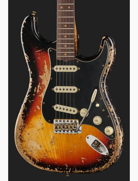 Fender 60 Strat C3TSB SH Relic, detalj 4