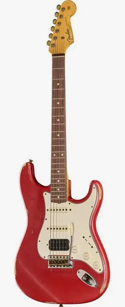 Fender 61 Strat DAR Relic HSS MBAH forfra