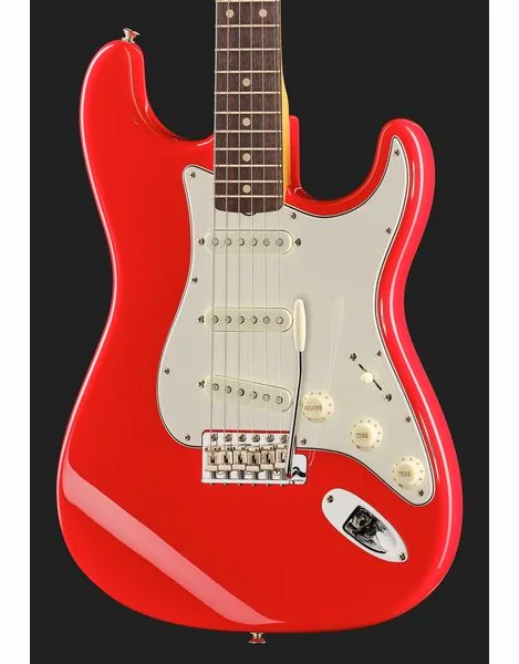 Fender 61 Strat Hot Rod Red RW NOS, detalj 4