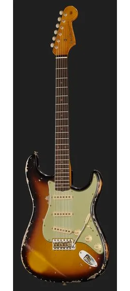 Fender 61 Strat SFA3CS Heavy Relic, detalj 2