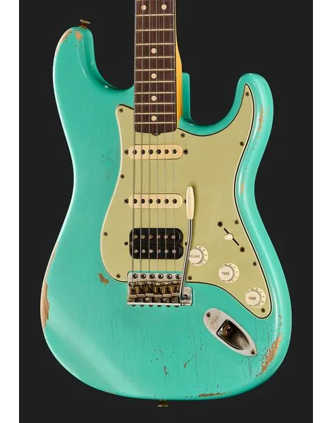 Fender 61 Strat SFG Relic HSS MBAH, detalj 4