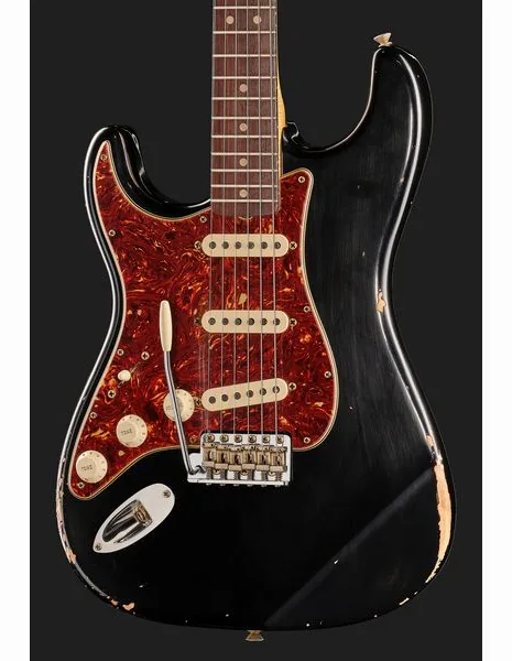Fender 63 Strat Black Relic LH, detalj 4