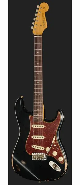 Fender 63 Strat Black Relic, detalj 2
